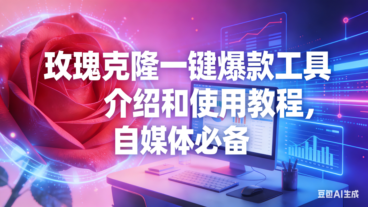 (16772期)玫瑰克隆工具,自媒体必备,一键爆款工具详细介绍和使用教程 (16772期)玫瑰克隆工具,自媒体必备,一键爆款工具详细介绍和使用教程