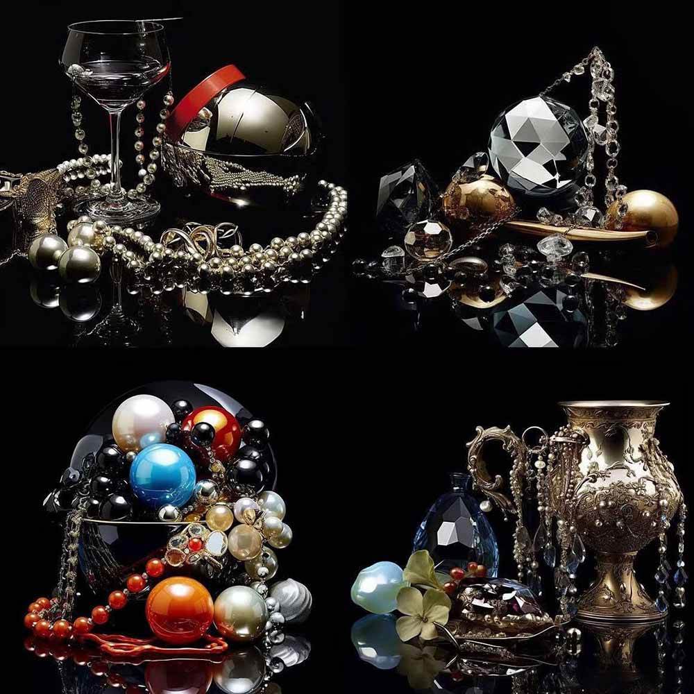 (17272期)460+专业Midjourney珠宝摄影AI提示词+成效果图,戒指/项链/耳环/手链/宝石/及奢侈配饰等全品类 (17272期)460+专业Midjourney珠宝摄影AI提示词+成效果图,戒指/项链/耳环/手链/宝石/及奢侈配饰等全品类