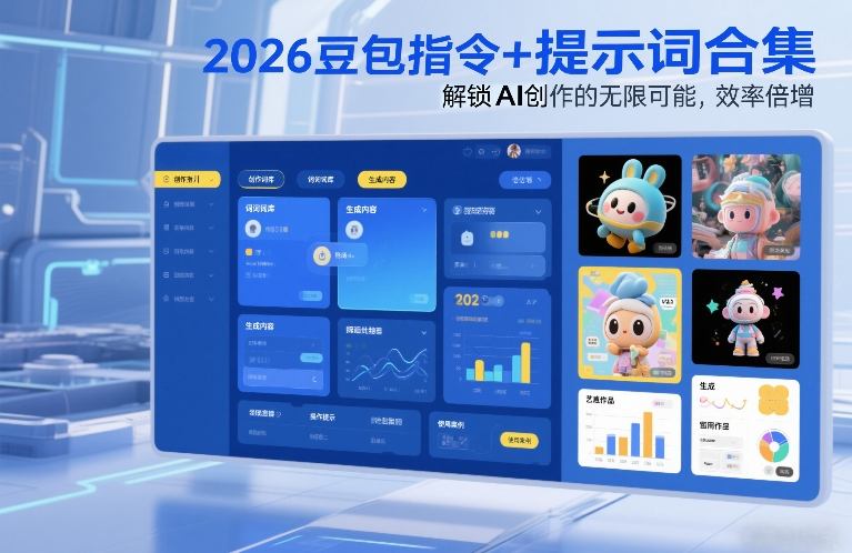 2026豆包指令+提示词合集,解锁AI创作的无限可能,效率倍增 2026豆包指令+提示词合集,解锁AI创作的无限可能,效率倍增