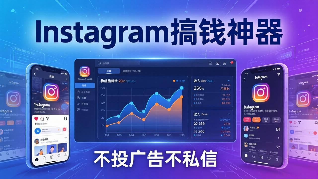 Instagram搞钱神器:月涨6万粉+月入5万刀,不投广告不私信,靠算法+低价产品